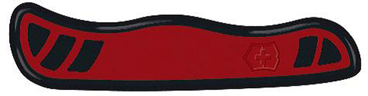 Передняя накладка для ножей VICTORINOX 111 мм, нейлоновая, красно-чёрная