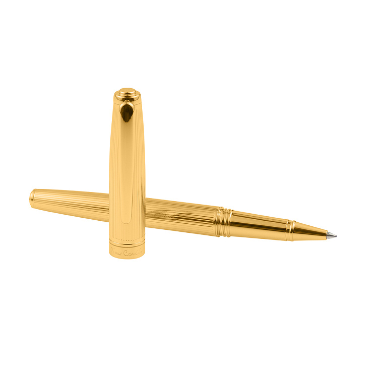 Ручка-роллер Pierre Cardin GOLDEN. Цвет - золотистый.  Упаковка B-1