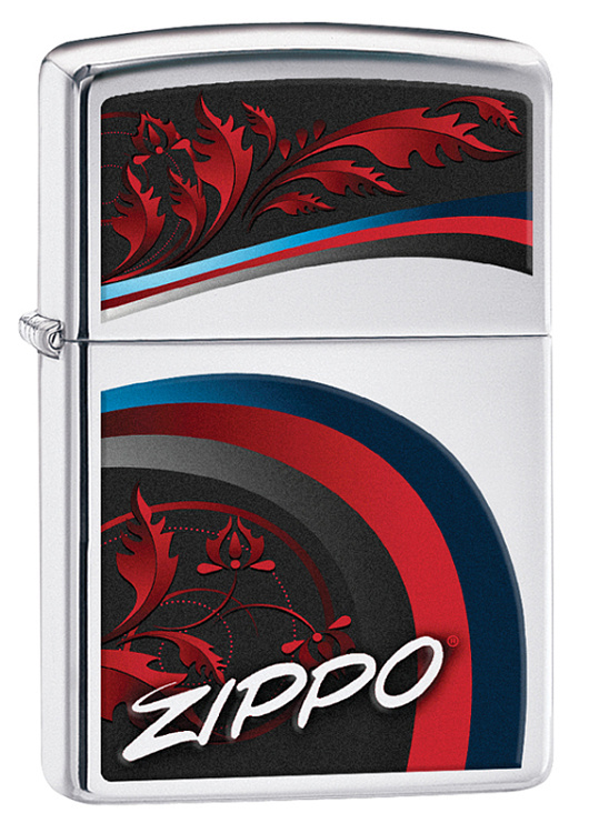 Зажигалка ZIPPO Classic с покрытием High Polish Chrome, латунь/сталь, серебристая, 38x13x57 мм