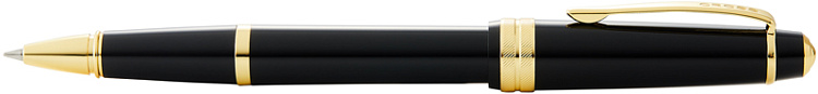 Ручка-роллер Cross Bailey Light Polished Black Resin and Gold Tone