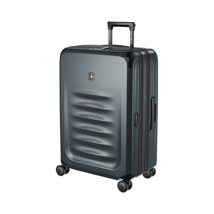 Чемодан VICTORINOX Spectra™ 3.0 Exp. Medium Case, темно-зеленый, поликарбонат Sorplas™, 46x30x69 см, 81 л