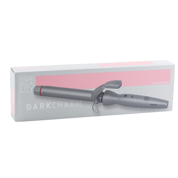 Плойка для волос DEWAL BEAUTY Dark Charm, 33 мм, 40 Вт, серая