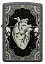 Зажигалка ZIPPO Heart Design с покрытием Iron Stone, латунь/сталь, серая, 38x13x57 мм