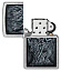 Зажигалка ZIPPO Evil Tree с покрытием Street Chrome, латунь/сталь, серебристая, 38x13x57 мм