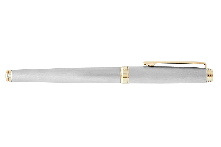 Ручка перьевая Pierre Cardin SHINE. Цвет - серебристый. Упаковка B-1