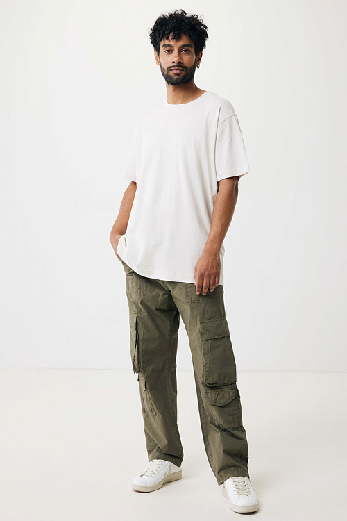 Футболка Iqoniq Kakadu из переработанного хлопка, свободный крой, унисекс, 180 г/м²