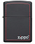 Зажигалка ZIPPO Classic с покрытием Black Matte, латунь/сталь, чёрная, матовая, 38x13x57 мм
