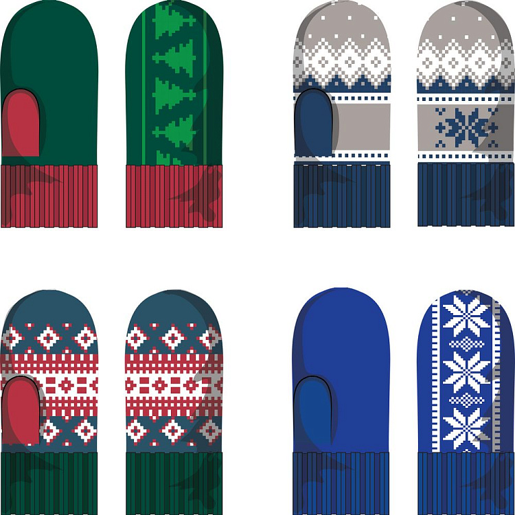 Варежки Joyful на заказ