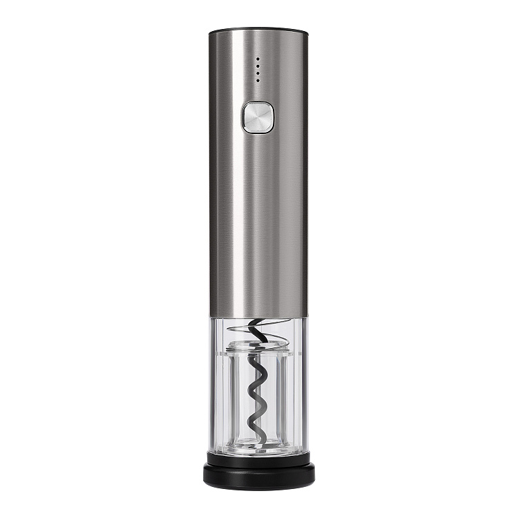 Набор для вина с электрическим штопором Vintaro, серебряный