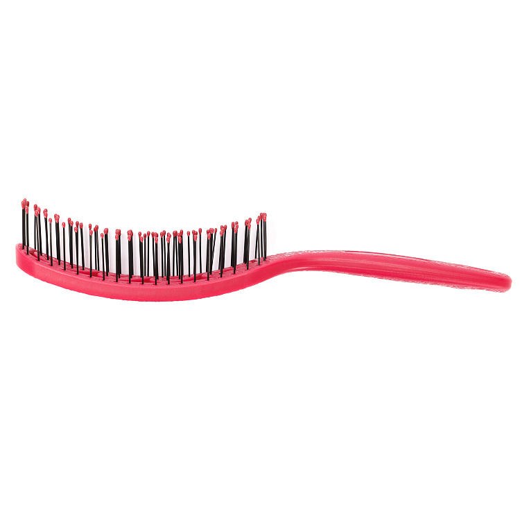 Щетка Dewal Beauty серия "Friendly", с нейлоновым штифтом, форма прямоугольная, средняя