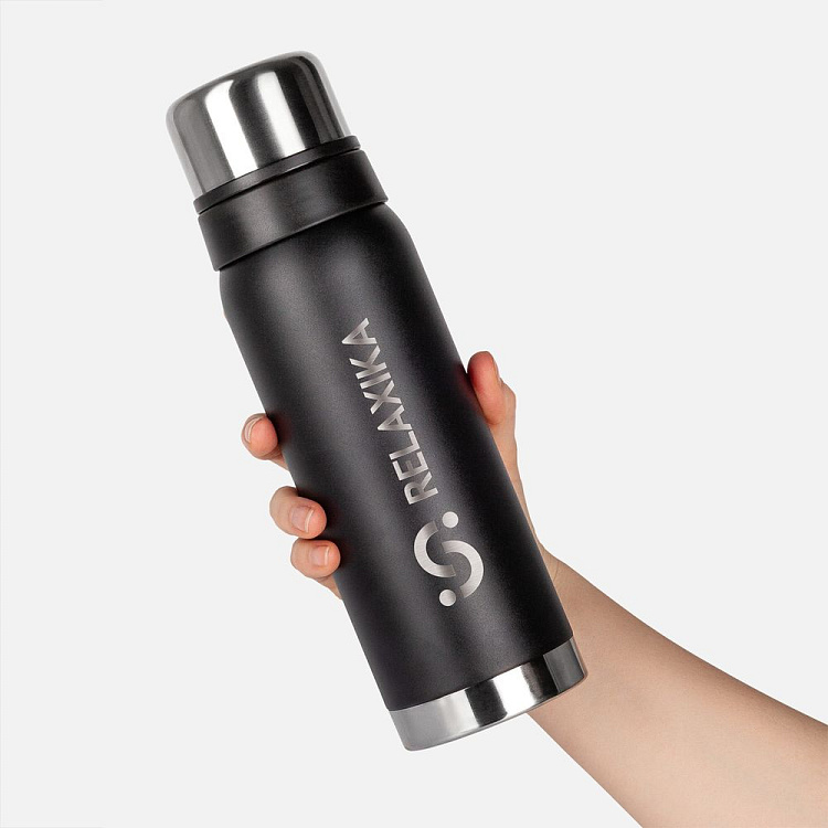 Термос Relaxika 750 со стикерпаком