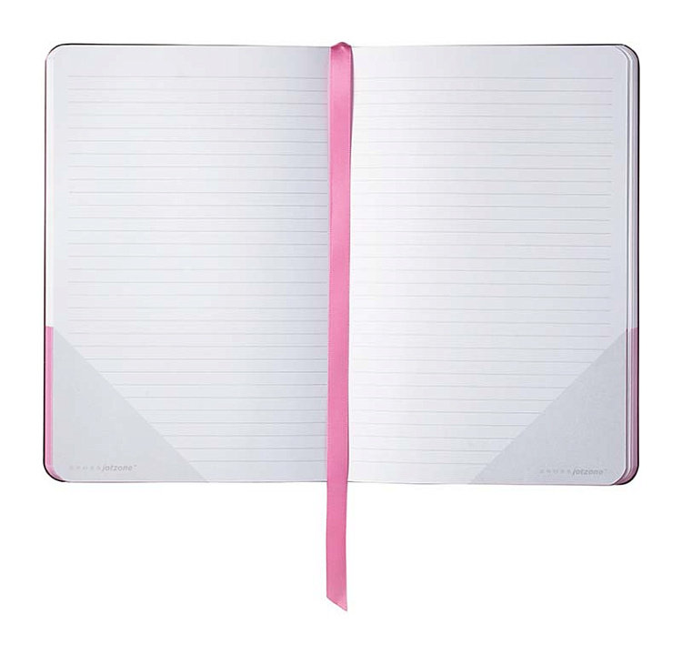 Записная книжка Cross Jot Zone, A5, 160 страниц в линейку, ручка в комплекте. Цвет - черно-розо