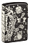 Зажигалка ZIPPO Pirates Treasure с покрытием High Polish Black, латунь/сталь, черная, 38x13x57 мм