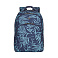 Рюкзак WENGER Upload 16'', синий с рисунком, полиэстер, 34 x 26 x 47 см, 28 л