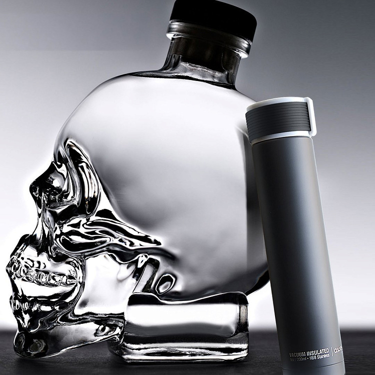 Термос SKINNY MINI, 230 мл, черный