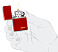 Зажигалка ZIPPO Classic с покрытием Metallic Red, латунь/сталь, красная, матовая, 38x13x57 мм