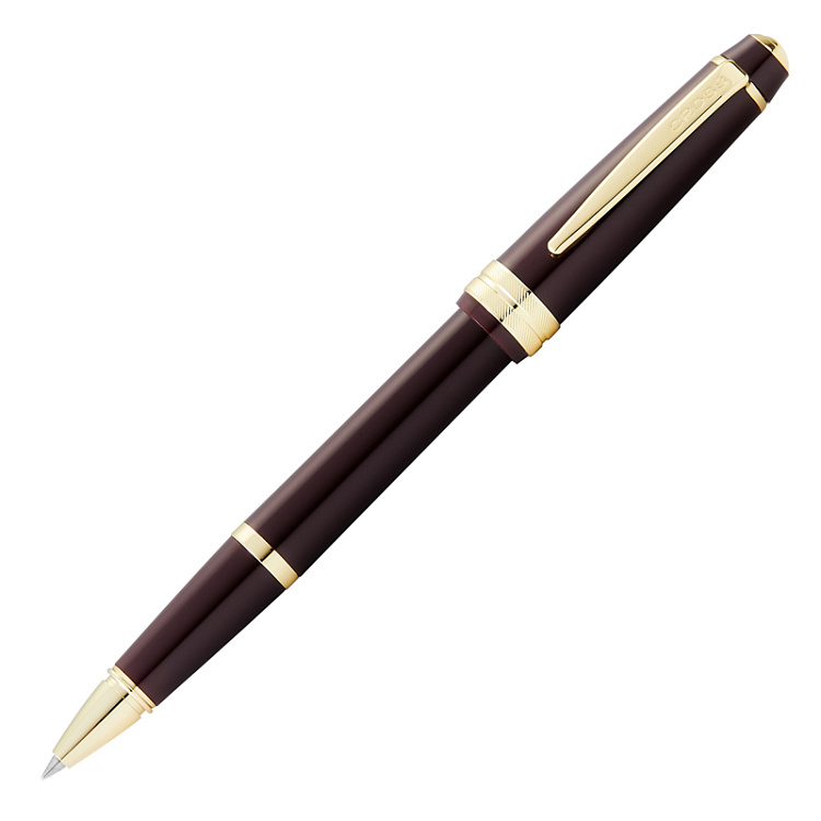 Ручка-роллер Cross Bailey Light Polished Burgundy Resin and Gold Tone