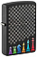 Зажигалка ZIPPO Chess Pieces с покрытием Black Matte, латунь/сталь, черная 38x13x57 мм