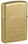 Зажигалка ZIPPO Classic с покрытием Street Brass, латунь/сталь, золотистая, 38x13x57 мм