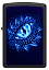 Зажигалка ZIPPO Dragon Eye с покрытием Black Light, латунь/сталь, черная,матовая 38x13x57 мм
