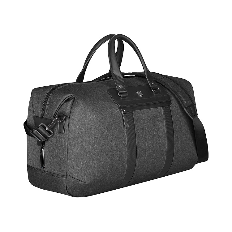 Дорожная сумка VICTORINOX Architecture Urban 2 Weekender, серый, полиэстер/кожа, 24x56x30 см, 45 л