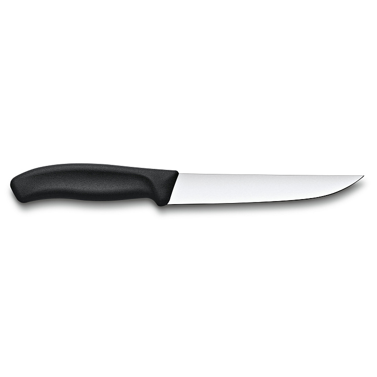 Нож разделочный VICTORINOX SwissClassic с узким прямым лезвием 15 см, чёрный