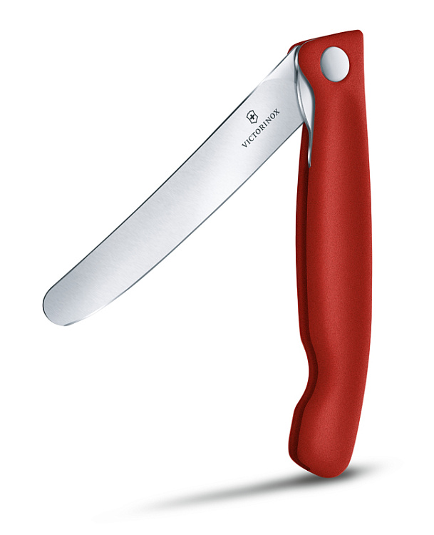 Нож для овощей VICTORINOX SwissClassic, складной, 11 см, красный