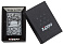 Зажигалка ZIPPO Classic с покрытием Black Matte, латунь/сталь, чёрная, матовая, 38x13x57 мм