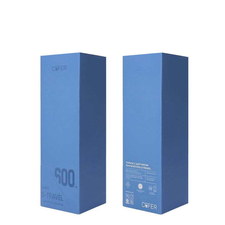 Термос S-travel с датчиком температуры 600 мл.