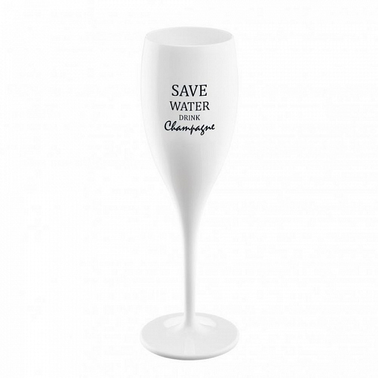 Бокал для шампанского Save Water Drink Champange