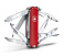 Нож-брелок VICTORINOX Mini Champ, 58 мм, 17 функций, красный