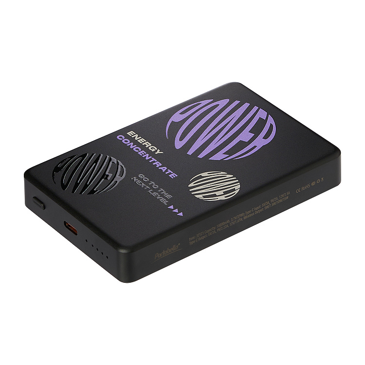 Внешний аккумулятор Atlantis PD Plus 10000mAh с функцией беспроводной зарядки 15W