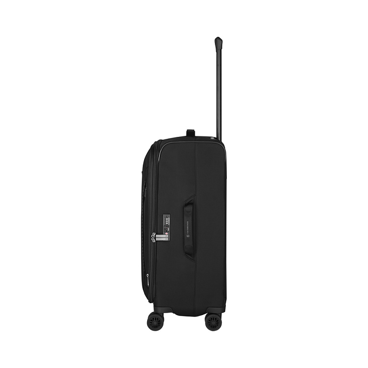 Чемодан VICTORINOX Crosslight, чёрный, RPET полиэстер, 45x30x68 см, 74 л