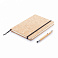 Блокнот Cork на резинке с бамбуковой ручкой-стилус, А5