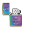 Зажигалка ZIPPO Classic с покрытием Multi Color, латунь/сталь, разноцветная, глянцевая, 38x13x57 мм