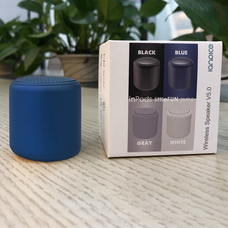 Беспроводная Bluetooth колонка Fosh, черная-S