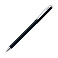 Ручка шариковая Pierre Cardin ACTUEL. Цвет - черный металлик. Упаковка P-1