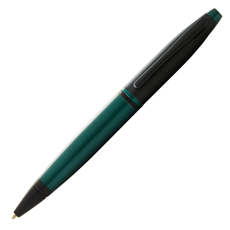 Шариковая ручка Cross Calais Matte Green and Black Lacquer