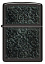 Зажигалка ZIPPO Pattern с покрытием High Polish Black, латунь/сталь, черная, глянцевая, 38x13x57 мм