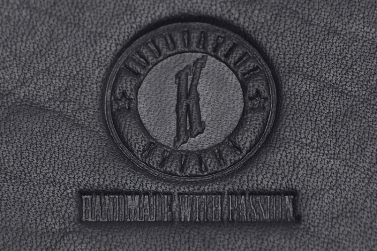 Бумажник KLONDIKE Dawson, натуральная кожа в черном цвете, 12 х 2 х 9,5 см