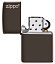 Зажигалка ZIPPO Classic с покрытием Brown Matte, латунь/сталь, коричневая, матовая, 38x13x57 мм