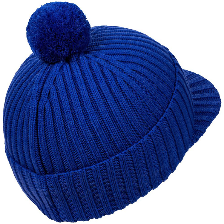 Вязаная шапка с козырьком Peaky
