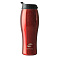 Термокружка Stinger, 0,4 л, сталь/пластик, красный глянцевый, 6,5х22,3 см