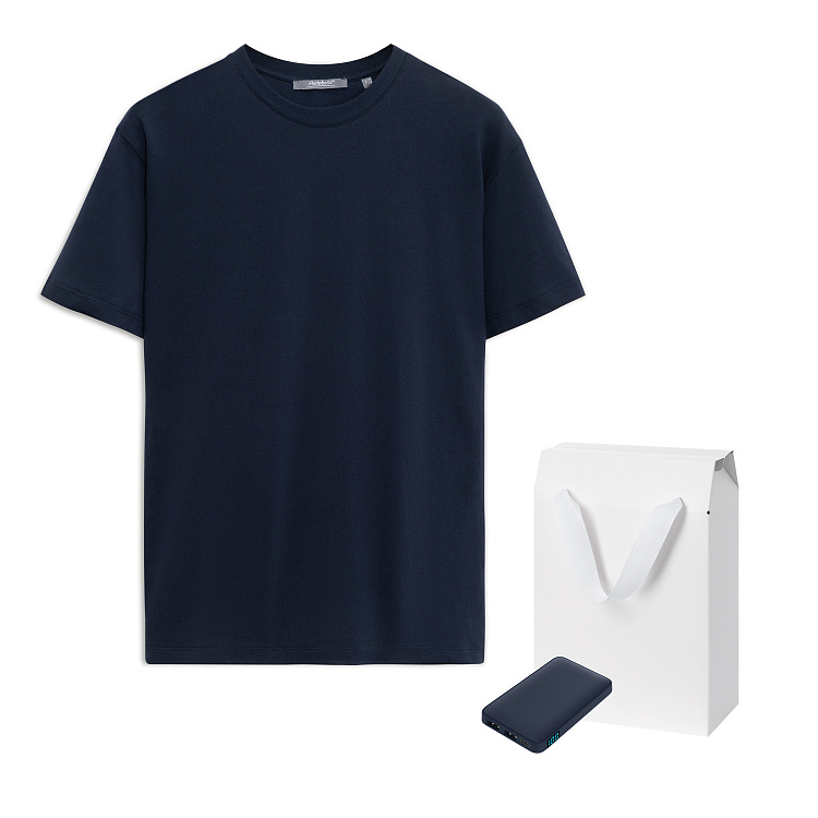 Набор с одеждой KRIS (футболка, аккумулятор), синий