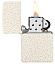 Зажигалка ZIPPO Classic с покрытием Mercury Glass, латунь/сталь, бежевая, матовая, 38x13x57 мм