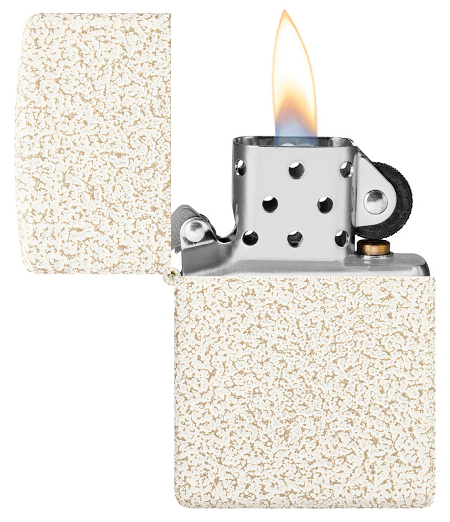 Зажигалка ZIPPO Classic с покрытием Mercury Glass, латунь/сталь, бежевая, матовая, 38x13x57 мм