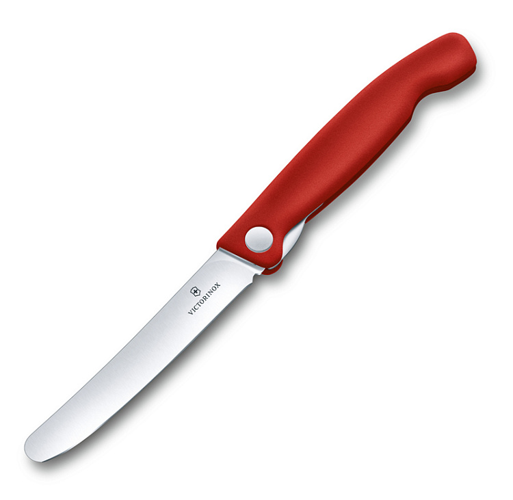 Нож для овощей VICTORINOX SwissClassic, складной, 11 см, красный