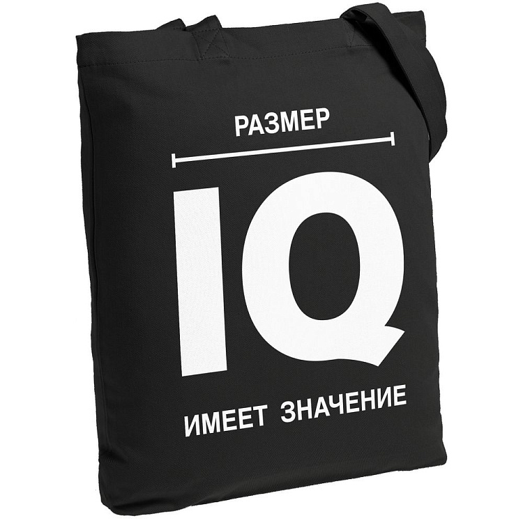 Холщовая сумка «Размер IQ»