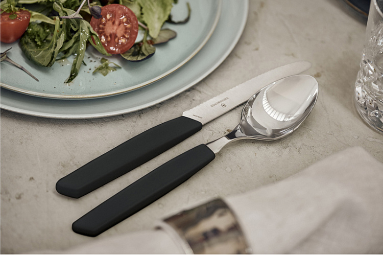 Набор из 24 столовых принадлежностей VICTORINOX Swiss Modern: 6 столовых ножей, 6 вилок,12 ложек