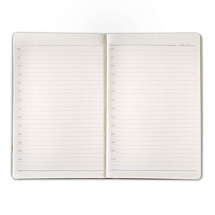 Ежедневник недатированный SIMPLY FIRM, А5,  голубой, кремовый блок, в линейку